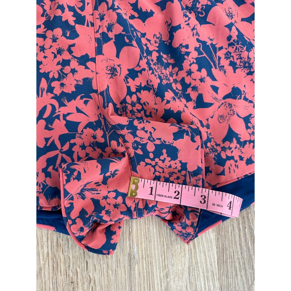 Lululemon Choose A Side Short 3" Efflorescent Dark Canyon Onyx Blue Size 10 - Picture 4 of 9